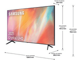TV LED 55 - Samsung UE55AU7175UXXC, UHD 4K, Crystal UHD, Smart TV, HDR10+, Tizen, Dolby Digital Plus, Titan Gray