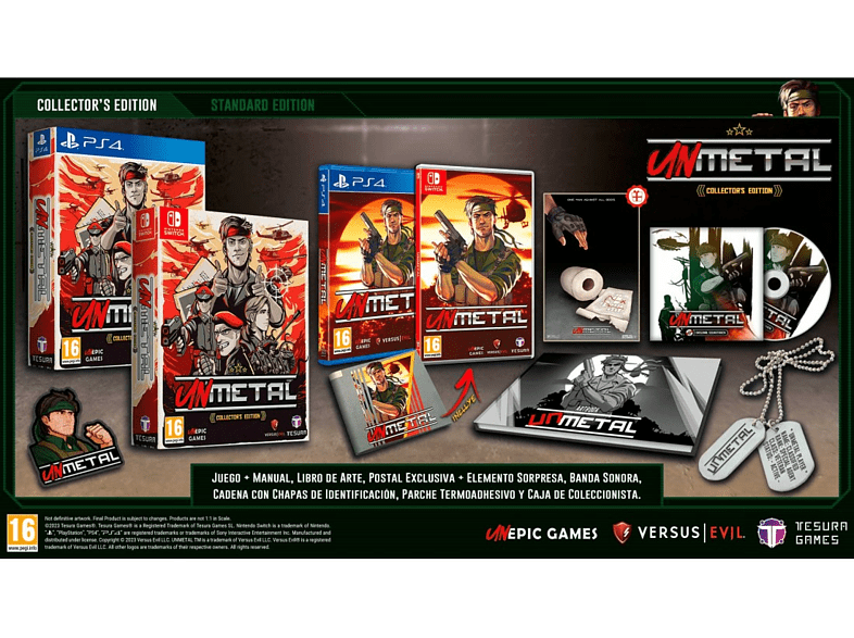 Nintendo Switch UnMetal Ed. Coleccionista