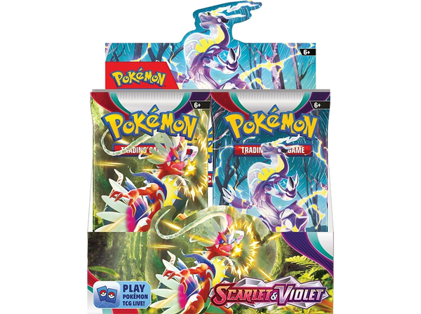 Juego - Magicbox Pokémon TCG: Scarlet & Violet, Booster con 10 cartas, Aleatorio (Inglés)