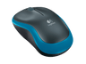 Ratón inalámbrico - Logitech M185, nano receptor, 2,4GHz, color azul y negro
