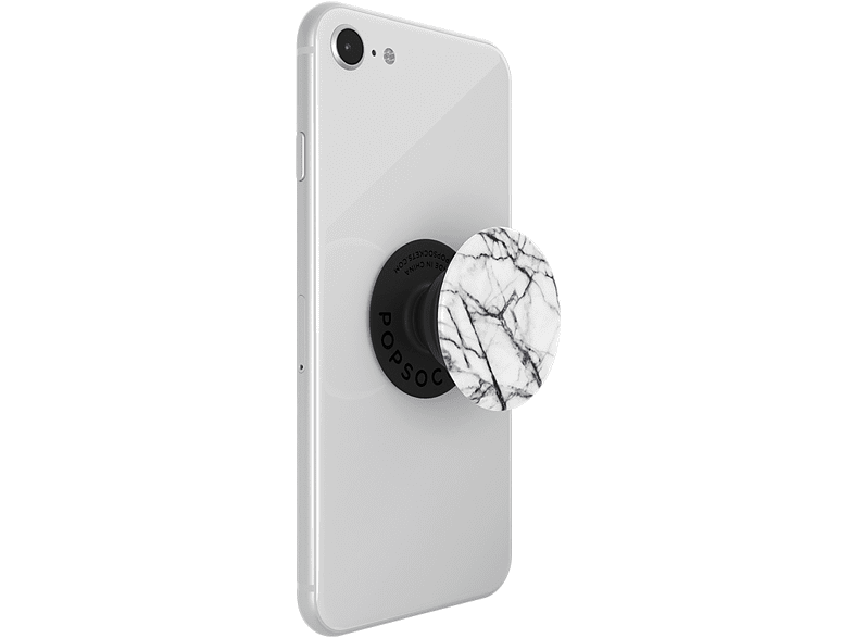 Soporte adhesivo para móvil - PopSockets Dove, Universal, Blanco y Negro