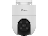Cámara de vigilancia IP - Ezviz H8c, 360º, FHD, 2MP, Exterior, Visión nocturna, Detección inteligente personas, Resistencia intemperie, Blanco