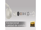 Auriculares inalámbricos - Sony WH-1000XM5S, Noise Cancelling, 30 h, Alexa y Google Assistant, Micro, Plata