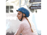 Casco - Livall C20, Para patinete y Bici, Casco Conectado, SOS, Luz de Freno, Luz Trasera, Talla M, 54-58 cm, Azul