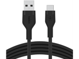 Cable - De USB-A a USB-C, Belkin CAB008bt1MBK, Para Dispositivos Habilitados con USB-C, 1 m, Negro