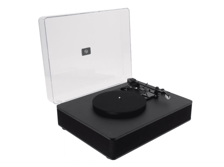 Tocadiscos - Fonestar VINYL-25AMP, Sistema de audio Hi-Fi, USB/MP3, Servo motor CC, Negro
