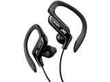 Auriculares deportivos - JVC HA-EB75, De botón, In-Ear, Con Cable, Jack de 3.5 mm, Negro