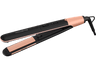 Plancha de pelo - Rowenta SF4620F0 Express Shine, Revestimiento de Papaya, Placas de cerámica, 8 temp., Hasta 210 °C, Liss & Curl, Negro y albaricoque