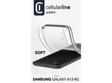 Funda - Cellular Line Soft, Para Samsung Galaxy A13 4G, Material blando, Transparente