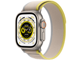 Apple Watch Ultra (2022), GPS + Cellular, 49 mm, Caja de titanio, Cristal de zafiro, Correa Loop Trail en Talla S/M de color Amarillo/Beis