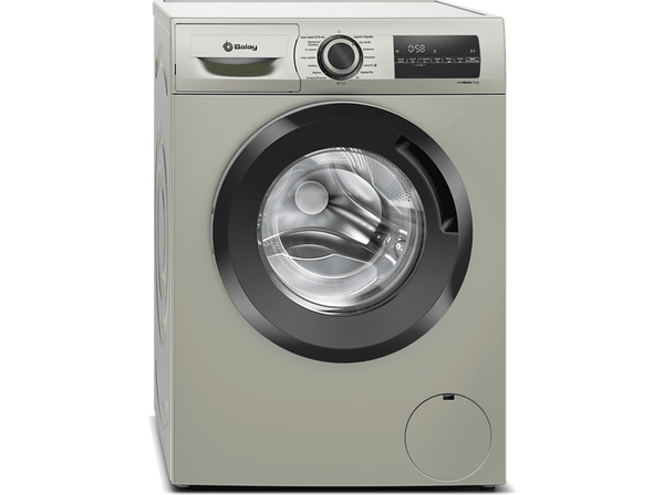 Lavadora carga frontal - Balay 3TS984XE, 8 kg, 1200 rpm, 15 programas, Acero antihuellas