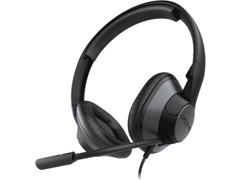 Auriculares con diadema - Creative ChatMax HS-720 V.2, USB, Micrófono, 20 – 20.000 Hz, 2 m, Negro