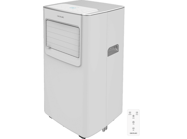 Aire acondicionado portátil - Cecotec ForceClima 7100 Soundless, 780 W, 1764 fg/h, 4 modos, 2 velocidades, Silencioso, Mando a distancia, Blanco