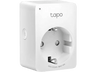 Enchufe inteligente - TP Link TAPO P100, WiFi, Bluetooth, Control remoto, Fácil instalación, Blanco