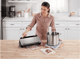 Envasadora al vacío - Foodsaver VS3190X-01, 130 W, Apta para lavavajillas, Gris