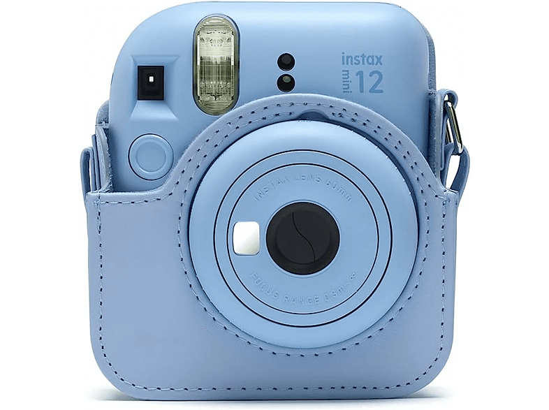 Accesorio cámara instantánea - Fujifilm Kit Instax Mini 12, Funda, 10 sobres, Cuerda,  Azul