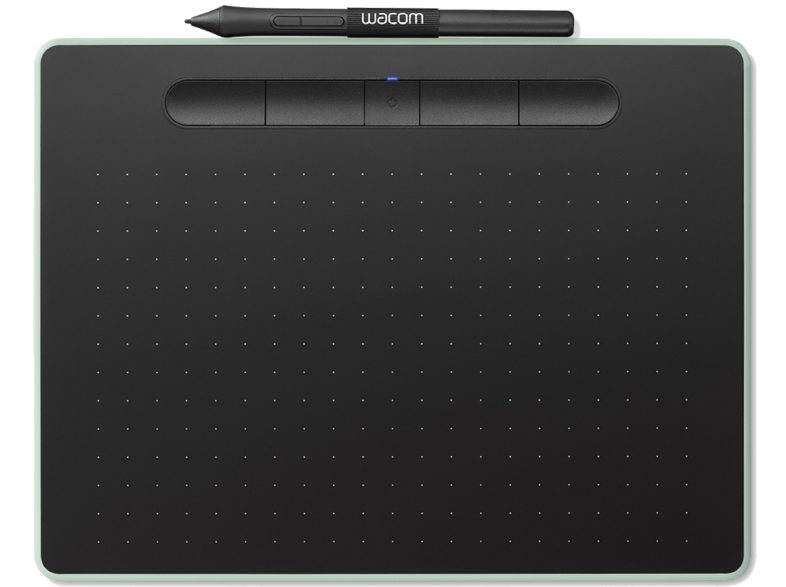 Tableta gráfica - Wacom Intuos Comfort S, Bluetooth, Negra y verde