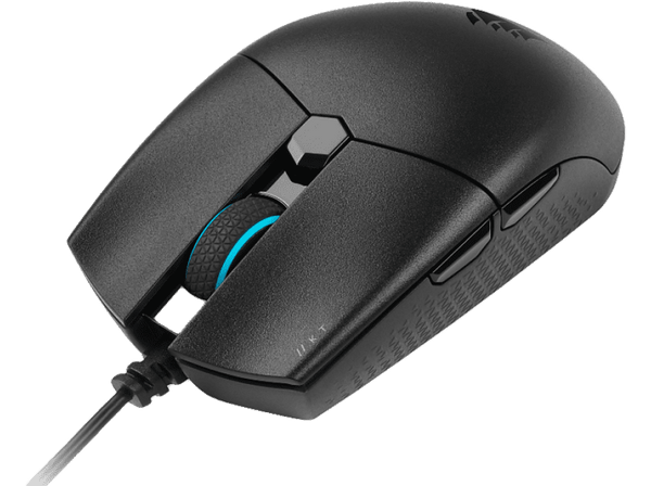 Ratón gaming - Corsair Katar Pro CH-930C011-EU, 12400 DPI, Por cable, iCUE, USB, Negro