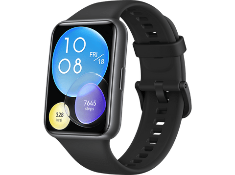 Smartwatch - Huawei Watch Fit 2, Batería hasta 10 días, 130 - 210 mm, Polímero, Negro