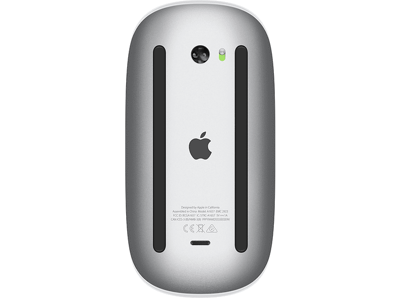 Apple Magic Mouse - Ratón inalámbrico, Apple MK2E3ZM/A, Inalámbrico, superficie Multi-Touch, Blanco