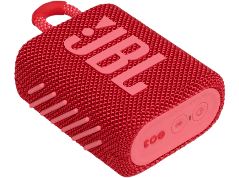 Altavoz inalámbrico - JBL Go 3, 4.2 W, 5 h, 500 mAh, Rojo