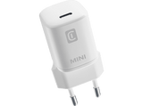 Cargador - Cellular Line ACHIPHUSBCPD20MINW, Para Apple iPhone 8 y posteriores, 20W, USB-C, Blanco