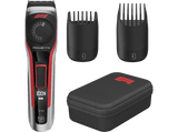 Barbero - Rowenta Formula 1 TN384MF0, 180 min, Tecnología de autoafilado, Revestimiento titanio, Negro y Rojo