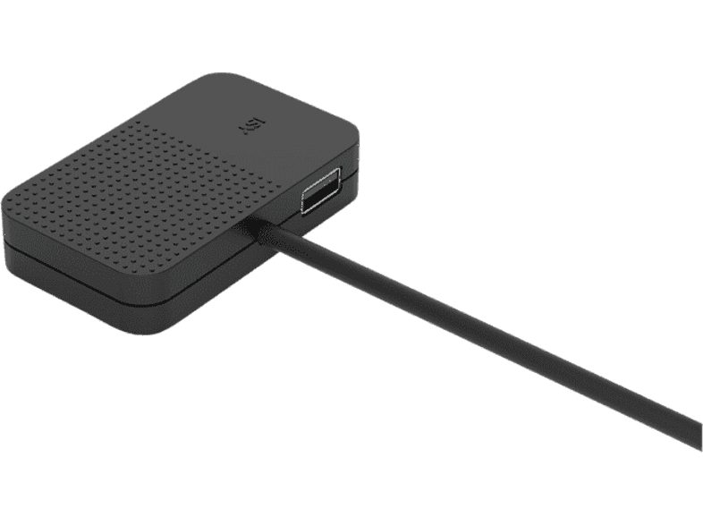 Hub USB/Concentrador- ISY IHU-1001, USB HUB, 4 Puertos, PortHub 2.0 Pass, 480 mb/s, Negro