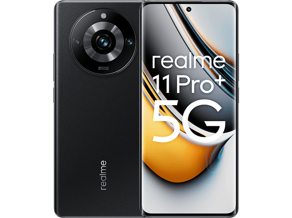 Móvil - realme 11 Pro+, Negro, 512 GB, 12 GB RAM, 6.7 " AMOLED FHD+, MediaTek Dimensity 7050, 5000 mAh, Android 13