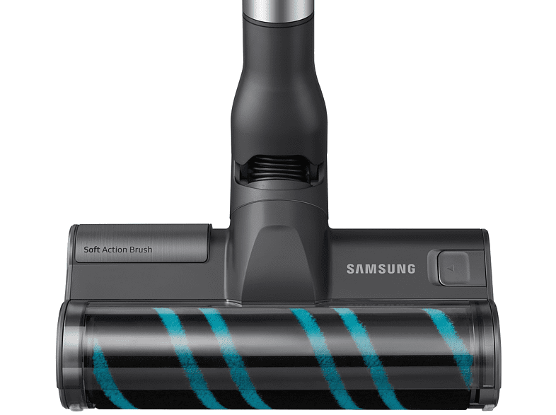 Aspirador escoba  - Samsung Multi Cyclone Jet 90 Digital Inverter, 200 W, 60 min, Negro, Titanio