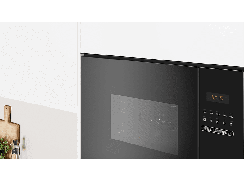 Microondas integrable - Balay 3CG5172N2, 800 W, 5 niveles, 20 l, Negro