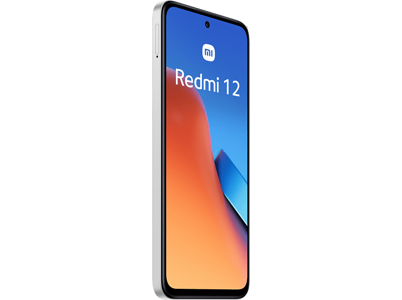 Móvil - Xiaomi Redmi 12, Polar Silver, 128 GB, 4 GB RAM, 6.79 FHD+ IPS, MediaTeck Helio G88, 5000 mAh, Android