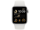 Apple Watch SE (2022), GPS, 44 mm, Caja de aluminio, Vidrio delantero Ion-X, Correa deportiva Plata