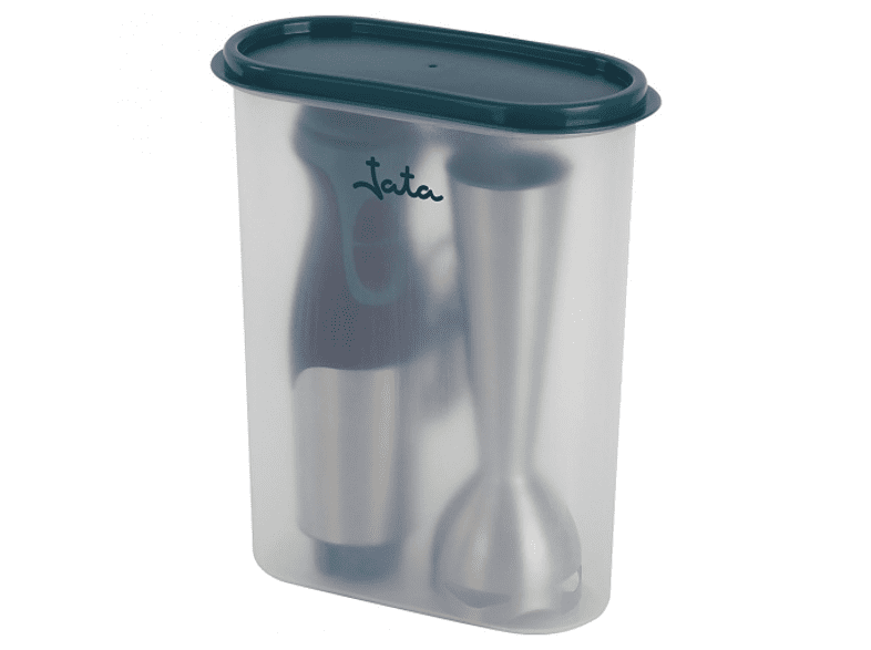 Batidora de mano - Jata BT159, 1200 W, 2 Velocidades, Mango desmontable, Recipiente 2 L, Inox y Azul