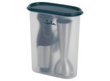 Batidora de mano - Jata BT159, 1200 W, 2 Velocidades, Mango desmontable, Recipiente 2 L, Inox y Azul