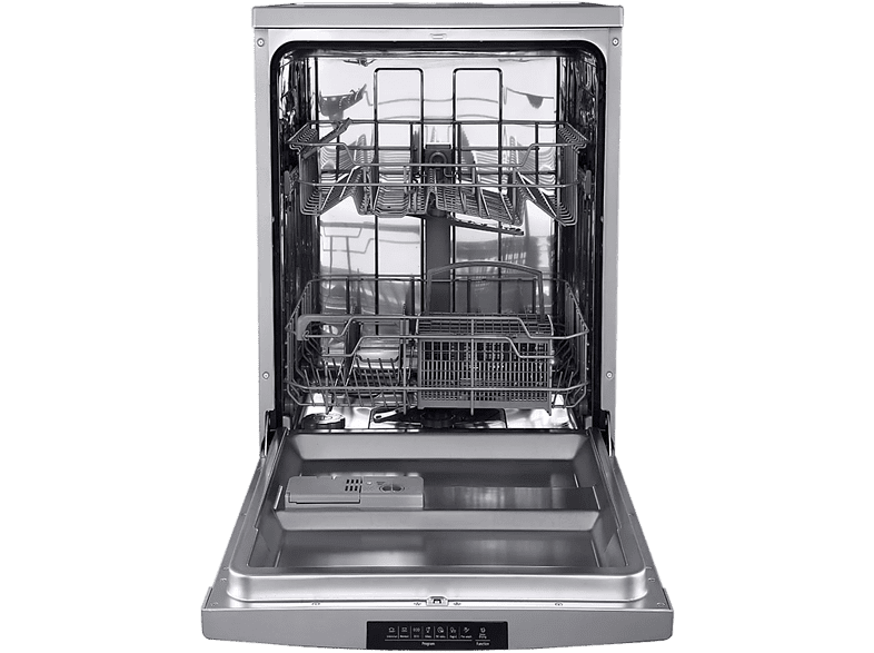 Lavavajillas - Infiniton DIW-43SP, Independiente, 9 servicios, 45 cm, Extra Drying, Pantalla LED, Inox