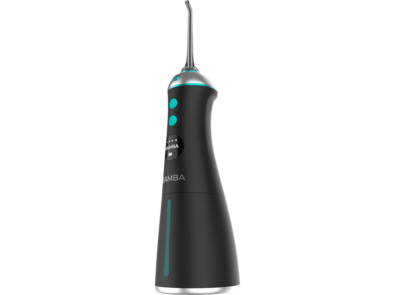 Irrigador - Cecotec Bamba ToothCare 1100 Jet Liberty, 6 Boquillas, 8 Ajustes de presión, 10-115 psi, Negro