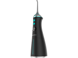 Irrigador - Cecotec Bamba ToothCare 1100 Jet Liberty, 6 Boquillas, 8 Ajustes de presión, 10-115 psi, Negro