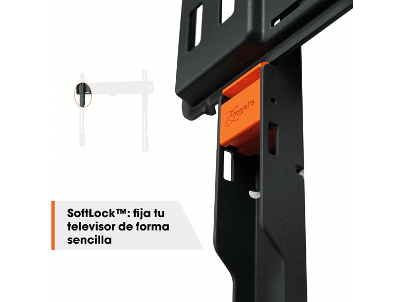 Soporte TV - Vogels TVM1419, 32 - 65, Inclinable, VESA 100 mm x 100 mm - 400 mm x 400 mm, Negro