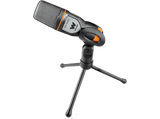 Micrófono - WE26-029, Woxter, Soporte, 55dB, 1.7m cable, Negro
