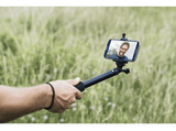 Soporte móvil - Hama 00004637, Universal, Para trípodes y palos selfie, 8.20 cm, 1/4, Negro