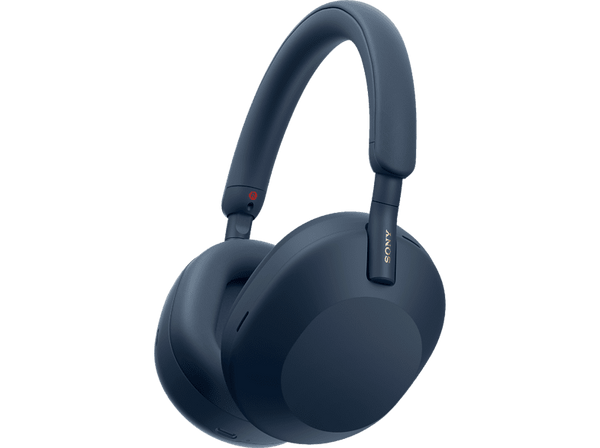 Auriculares inalámbricos - Sony WH1000XM5L, Cancelación de ruido (Noise Cancelling), Bluetooth, 30h, Alexa, Siri y Google Assistant,Hi-Res, Micro,Azul