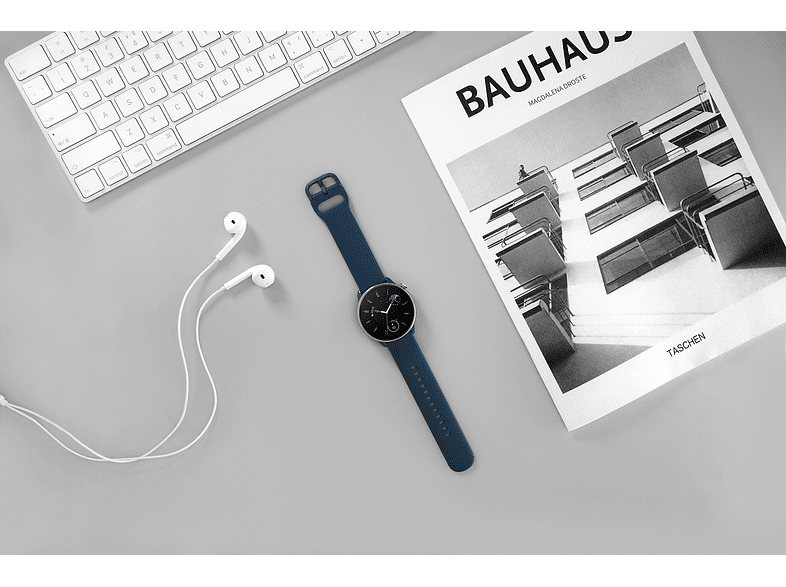 Smartwatch - Amazfit GTR Mini, 20 mm, BioTracker 3.0™, GPS, Bluetooth, AMOLED, Batería 14 días, Ocean Blue