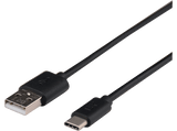 Cable USB C - ISY IZB-543, Cable 2.0, Pack 3 cables (2m, 1m and 0.6m), Negro