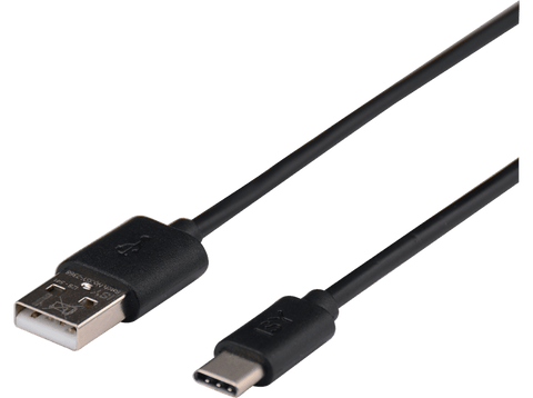 Cable USB C - ISY IZB-543, Cable 2.0, Pack 3 cables (2m, 1m and 0.6m), Negro