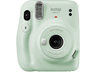 Cámara instantánea - Fujifilm Instax Mini, Flash integrado, Fotos tamaño tarjeta, Verde pastel