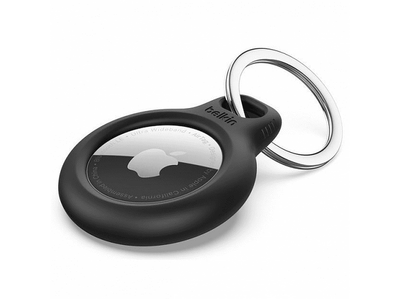 Llavero - Belkin Secure Holder, Compatible con Apple AirTag, Resistente a los golpes, Negro