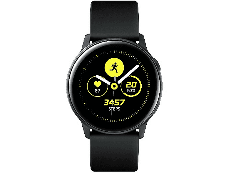 Smartwatch - Samsung Galaxy Watch Active, 1.1 AMOLED, HR, GPS, Bluetooth, Wi-Fi, NFC, Negro