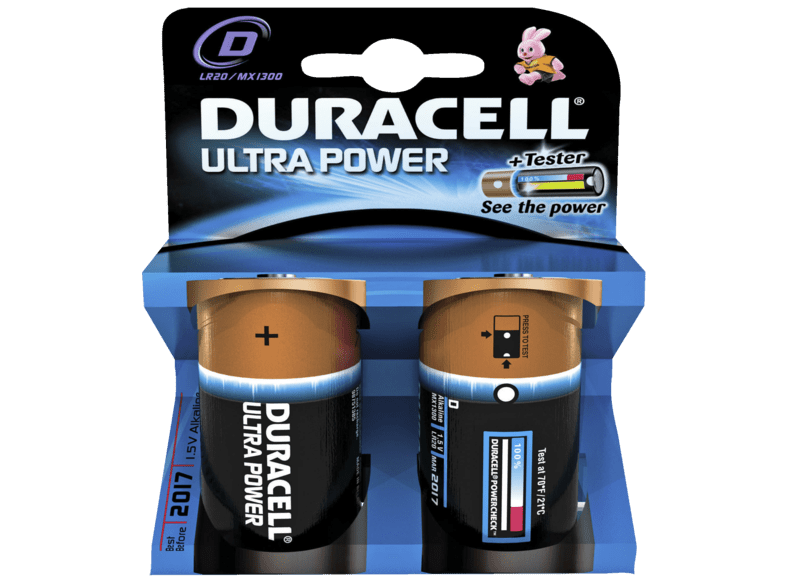Pilas D - Duracell Ultra Power D 2 Ud