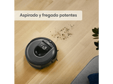 Robot aspirador - iRobot Roomba Combo i8, Robot aspirador y friegasuelos 2 en 1, 750W, 389 ml, 75 min, Negro